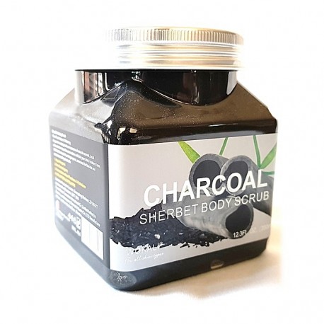 Скраб для тела Wokali Charcoal Sherbet Body Scrub 350 мл  оптом