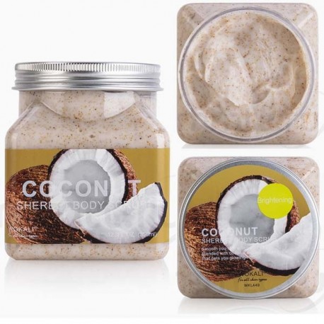 Скраб для тела Wokali Coconut Sherbet Body Scrub 350 мл  оптом-3