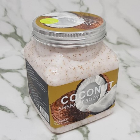 Скраб для тела Wokali Coconut Sherbet Body Scrub 350 мл  оптом-4