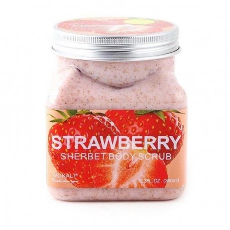 Скраб для тела Wokali Strawberry Sherbet Body Scrub 350 мл  оптом