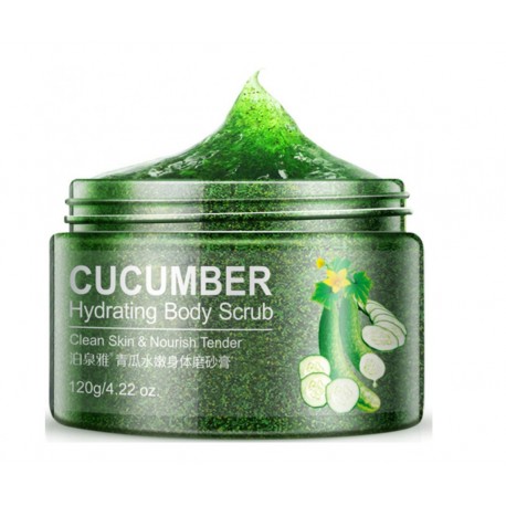 Увлажняющий скраб для лица Bioaqua Cucumber Scrub 120 мл  оптом-1