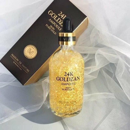 Сыворотка для лица 24K Goldzan Ampoule 99,9% Pure Gold 30 мл  оптом-4