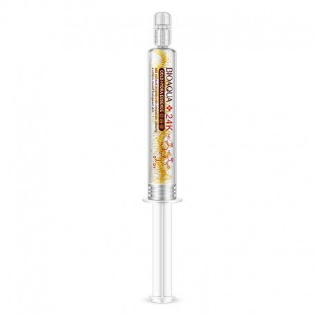 Сыворотка для лица Bioaqua Gold Hydra Essence с частицами золота и гиалуроновой кислотой 10 мл  оптом-1