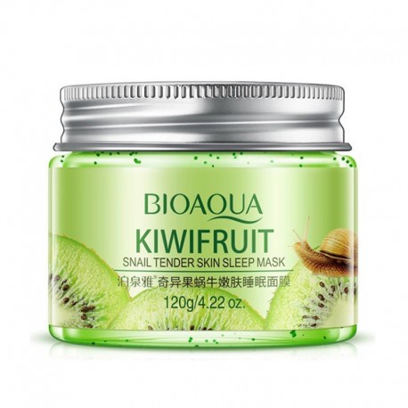 Увлажняющая маска для лица Bioaqua Kiwifruit Snail Tender Skin Sleep Mask 120 г  оптом-1
