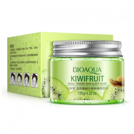 Увлажняющая маска для лица Bioaqua Kiwifruit Snail Tender Skin Sleep Mask 120 г  оптом
