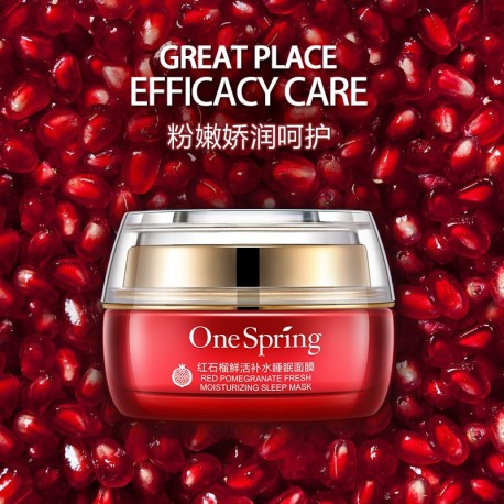 Крем для лица с экстрактом граната One Spring Red Pomegranate Cream 50 мл  оптом-3