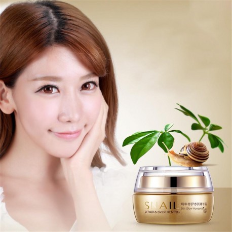 Крем для лица с фильтратом улитки Bioaqua Snail Repair & Brithening 50 мл  оптом-3