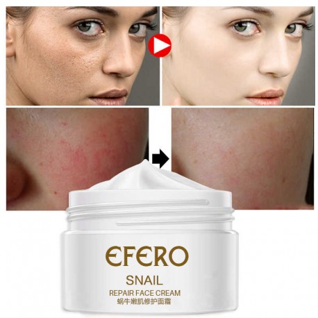 Крем для лица увлажняющий Efero Snail Repair Face Cream 30 г  оптом-5