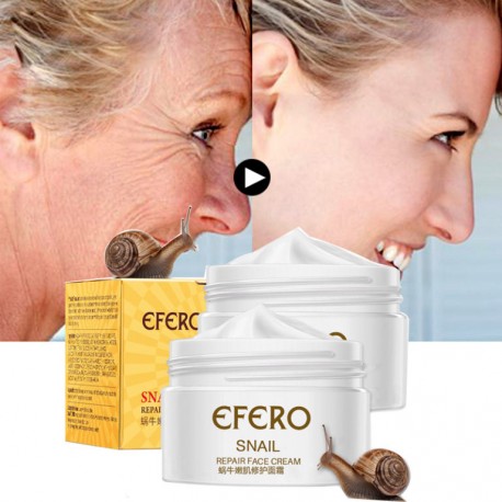 Крем для лица увлажняющий Efero Snail Repair Face Cream 30 г  оптом-6
