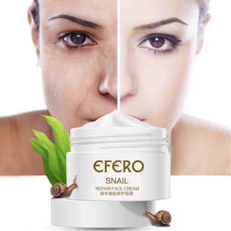 Крем для лица увлажняющий Efero Snail Repair Face Cream 30 г  оптом-7