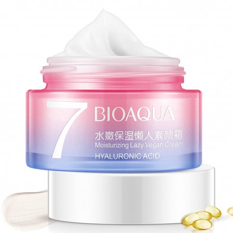 Крем для лица увлажняющий Bioaqua 7 Moisturizing Lazy Vegan Cream 50 г  оптом-2