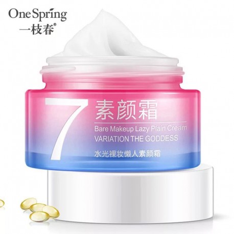 Крем для лица увлажняющий Bioaqua 7 Moisturizing Lazy Vegan Cream 50 г  оптом-3