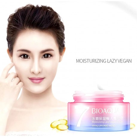 Крем для лица увлажняющий Bioaqua 7 Moisturizing Lazy Vegan Cream 50 г  оптом-5