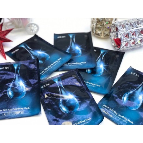 Маска для лица AGE 20'S Water SOS Day Soothing Facial Mask 1 шт  оптом-2