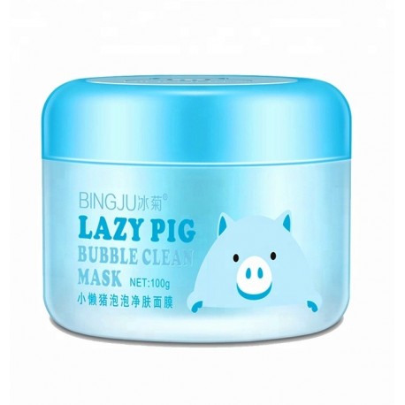 Маска для лица BINGJU Lazy Pig Bubble Clean Mask 100 г  оптом