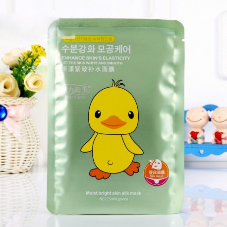 Маска для лица Princess Moist Bright Skin Silk Mask Duck 25 г  оптом-1