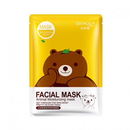 Маска Bioaqua Facial Mask Animal с эссенцией зеленого чая 30 г  оптом