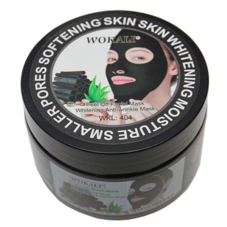 Угольно-черная маска для лица Wokali Peel Off Facial Mask от чёрных точек 300 г  оптом-1
