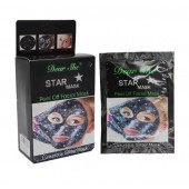 Маска для лица Dear She Star Mask Luxurious Glitter Mask черная 10 шт  Маска для лица Dear She Star Mask Luxurious Glitter Mask черная 10 шт