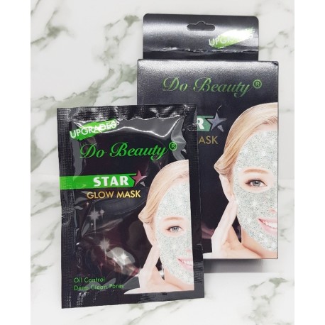Маска для лица Do Beauty Star Glow Mask Oil Control зеленая 10 шт  оптом-1