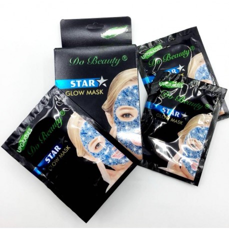 Маска для лица Do Beauty Star Glow Mask Oil Control голубая 10 шт  оптом