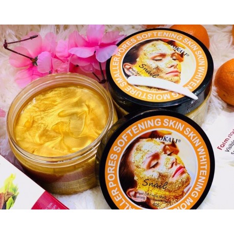 Маска для лица Wokali Snail Gold Collagen от черных точек 300 г  оптом-5