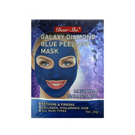 Маска-пилинг для лица Dear She Galaxy Diamond Blue Peel-Off Mask 10 шт  оптом
