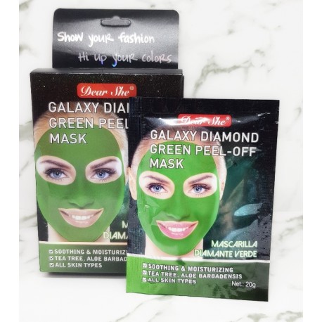 Маска-пилинг для лица Dear She Galaxy Diamond Dreen Peel-Off Mask 10 шт  оптом-2