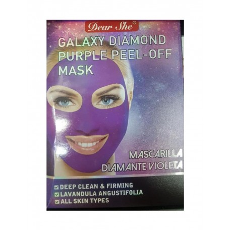 Маска-пилинг для лица Dear She Galaxy Diamond Purple Peel-Off Mask 10 шт  оптом
