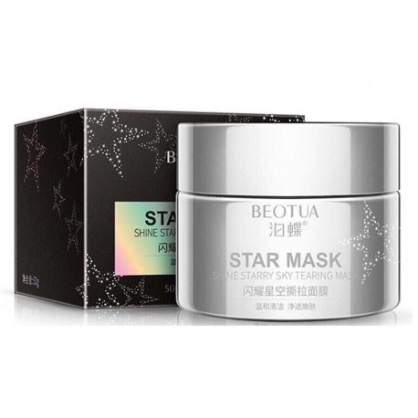 Маска-пленка Beotua Star Mask Shine Starry Sky Tearing Mask от черных точек 50 г  оптом