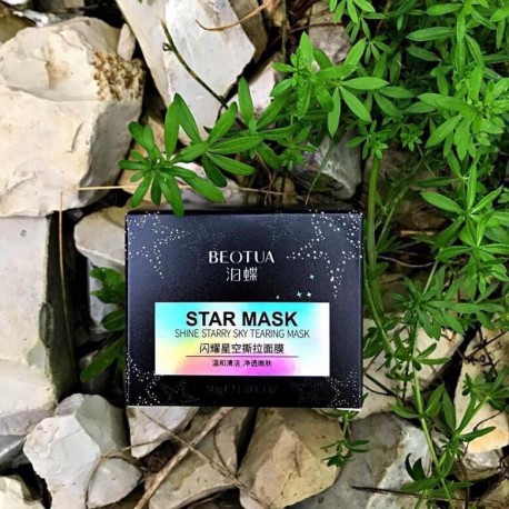 Маска-пленка Beotua Star Mask Shine Starry Sky Tearing Mask от черных точек 50 г  оптом-4