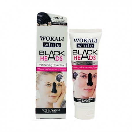 Маска-пленка для носа от черных точек Wokali Black Heads 130 мл  оптом