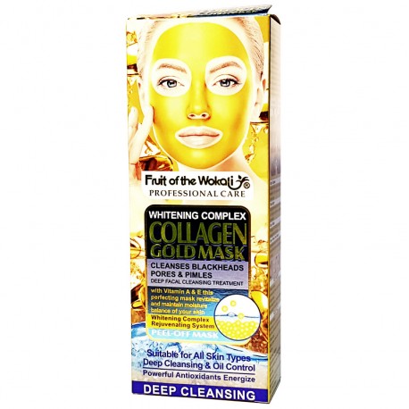Маска-пленка с коллагеном и золотом Fruit of the Wokali Collagen Gold Mask 120 мл  оптом