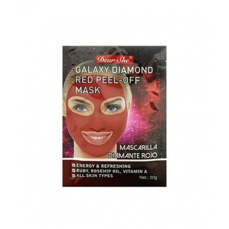 Маска-пилинг для лица Dear She Galaxy Diamond Red Peel-Off Mask 10 шт  оптом