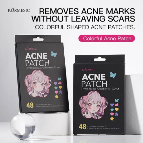 Пластыри для лица ACNE PATCH от прыщей 4 цвета, 48 шт  оптом-4