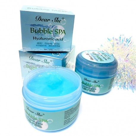 Пузырьковая маска для лица Dear She Bubble Spa Hyaluronic Acid 100гр  оптом-1