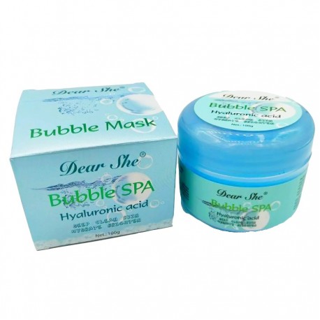 Пузырьковая маска для лица Dear She Bubble Spa Hyaluronic Acid 100гр  оптом