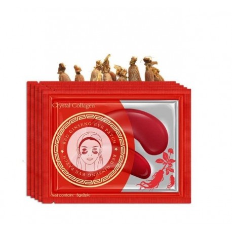 Патчи для глаз Crystal Collagen Gold с экстрактом женьшеня 2 шт  оптом