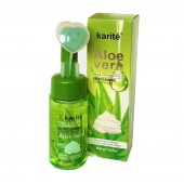 Пенка для умывания с щеточкой karite Aloe Vera 150 мл 
