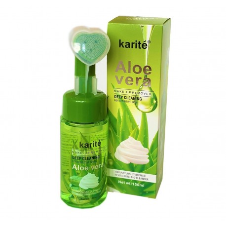 Пенка для умывания с щеточкой karite Aloe Vera 150 мл  оптом