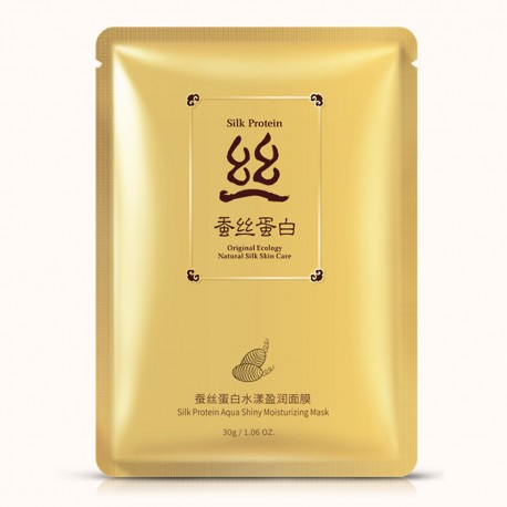 Подтягивающая маска Bioaqua Silk Protein с протеинами шелка 30 г  оптом