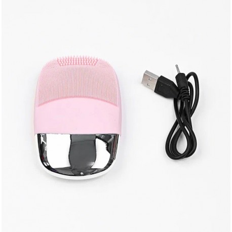 Электрическая силиконовая щетка-массажер для лица Sonic Face Cleansing Brush  оптом-3