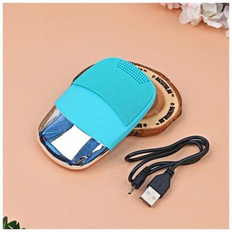 Электрическая силиконовая щетка-массажер для лица Sonic Face Cleansing Brush  оптом-4