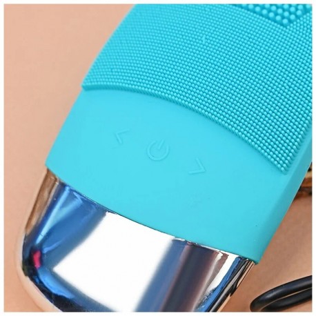 Электрическая силиконовая щетка-массажер для лица Sonic Face Cleansing Brush  оптом-6
