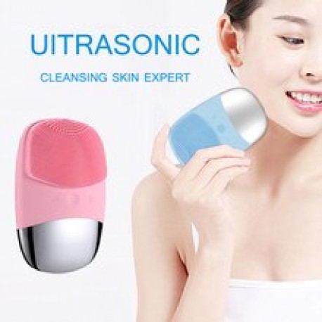Электрическая силиконовая щетка-массажер для лица Sonic Face Cleansing Brush  оптом-7