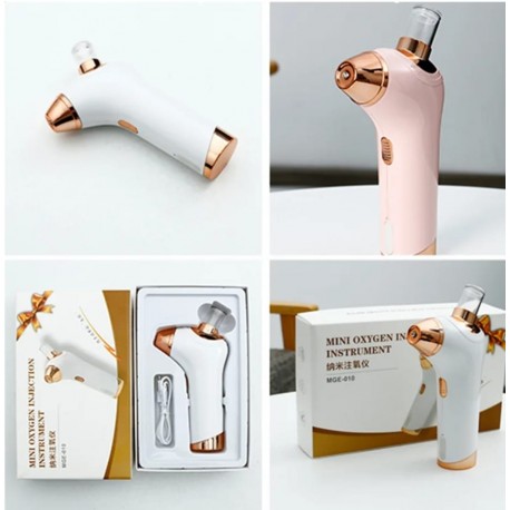 Ручной кислородный инжектор нано-спрей MGE-410 для увлажнения лица  оптом-11
