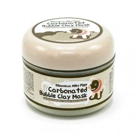 Очищающая пузырьковая маска Elizavecca Milky Piggy Сarbonate Bubble Clay Mask 100 г  оптом-1