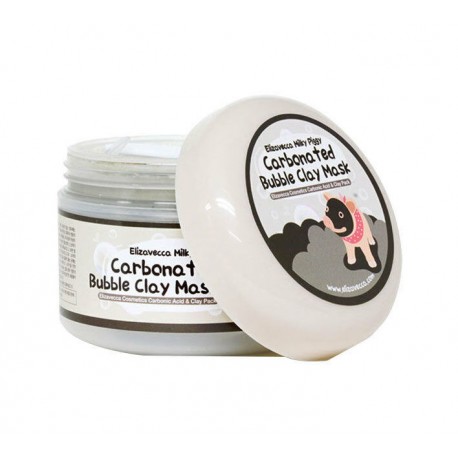 Очищающая пузырьковая маска Elizavecca Milky Piggy Сarbonate Bubble Clay Mask 100 г  оптом-4