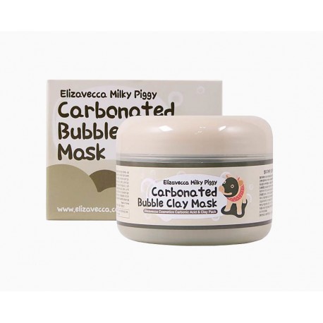 Очищающая пузырьковая маска Elizavecca Milky Piggy Сarbonate Bubble Clay Mask 100 г  оптом-3