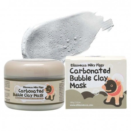 Очищающая пузырьковая маска Elizavecca Milky Piggy Сarbonate Bubble Clay Mask 100 г  оптом-5